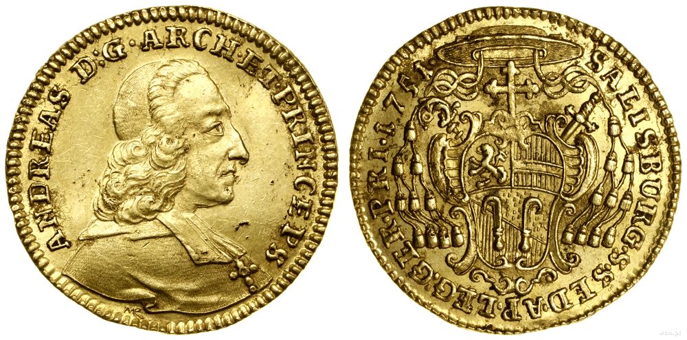 Austria, dukat, 1751