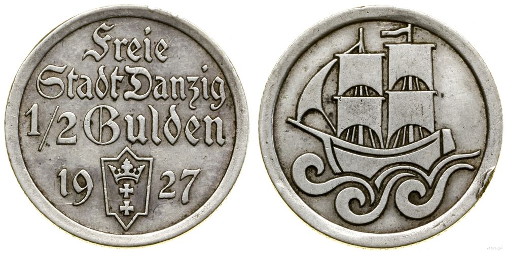 Polska, 1/2 guldena, 1927