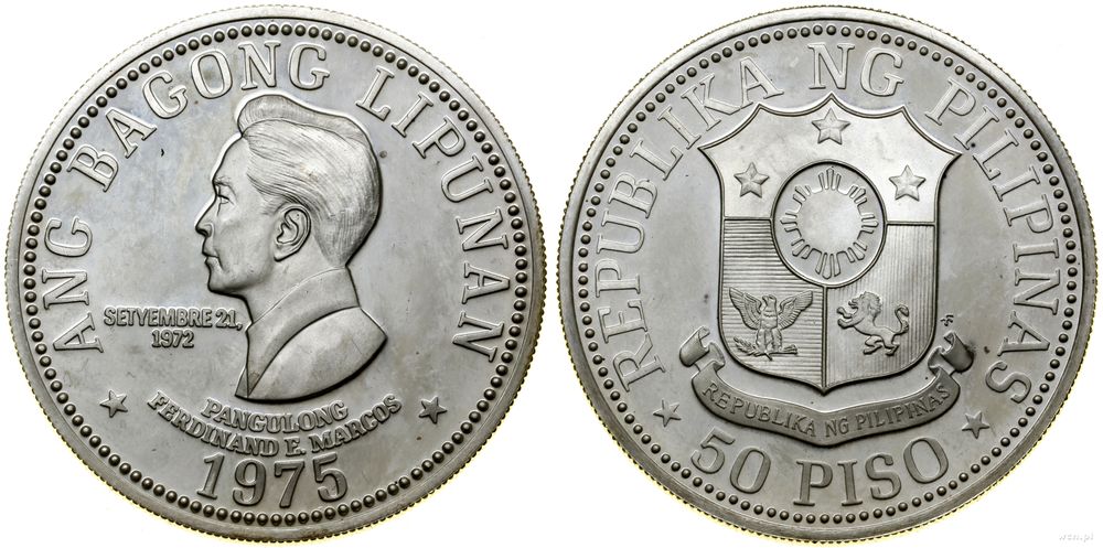 Filipiny, 50 piso, 1975