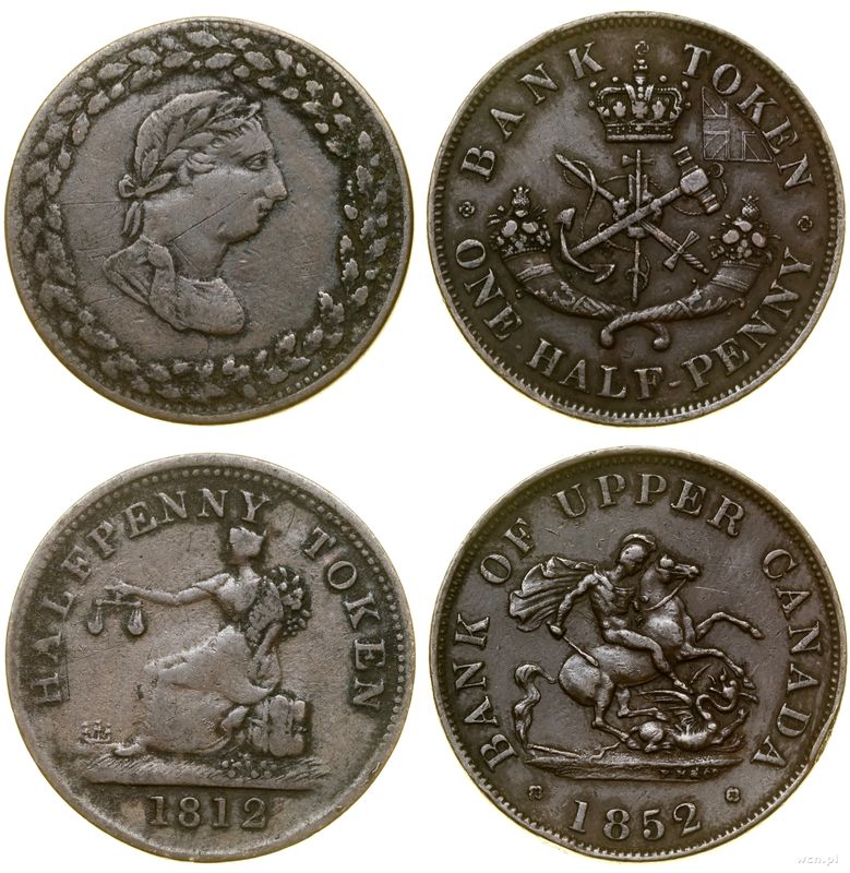 Kanada, zestaw 2 tokenów