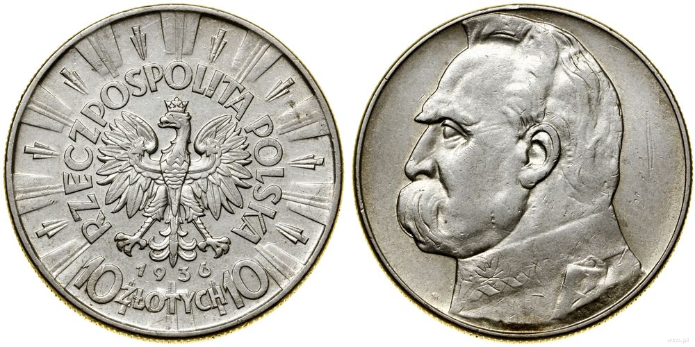 Polska, 10 złotych, 1936