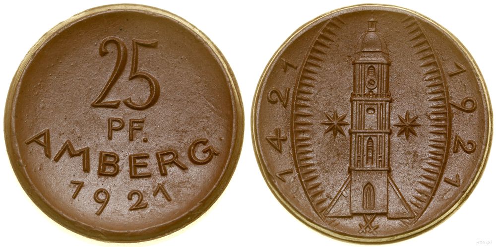Niemcy, 25 fenigów, 1921