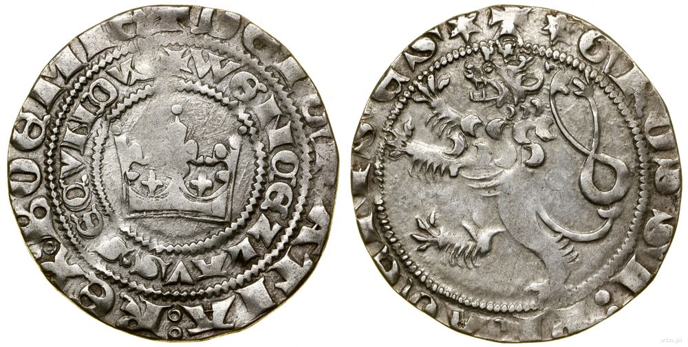 Polska, grosz praski, (1300–1305)