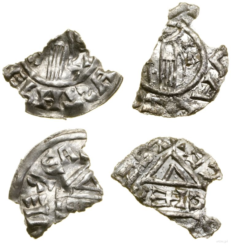 Czechy, 2 ułamki denarów, 972–999