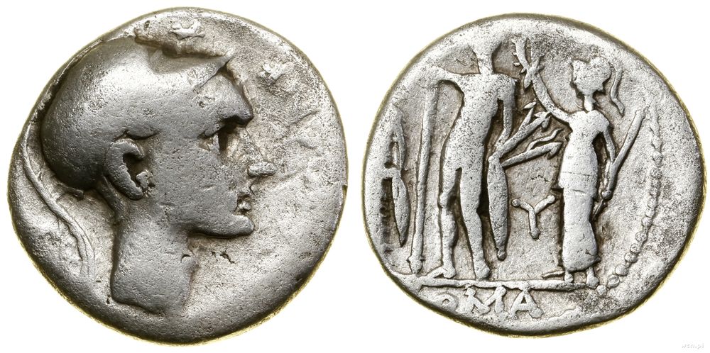 Republika Rzymska, denar, (112–111 pne)