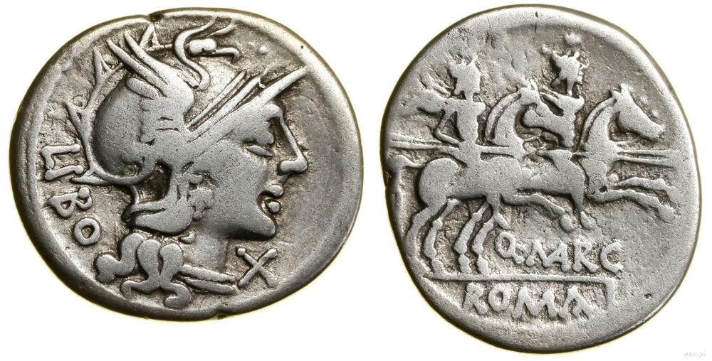 Republika Rzymska, denar, 148 pne