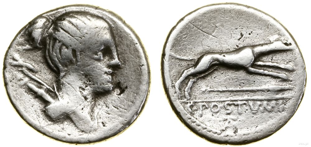 Republika Rzymska, denar, (74 pne)