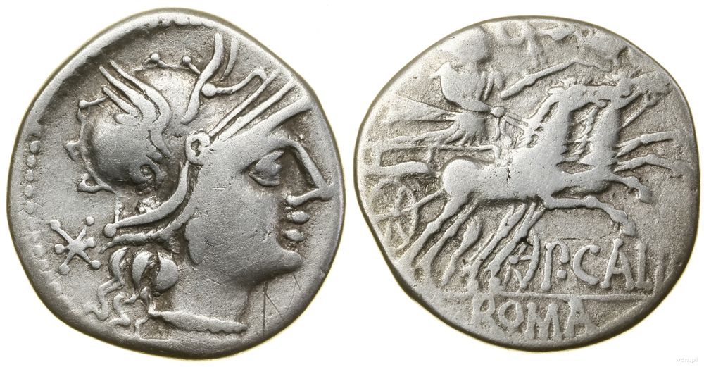 Republika Rzymska, denar, (133 pne)