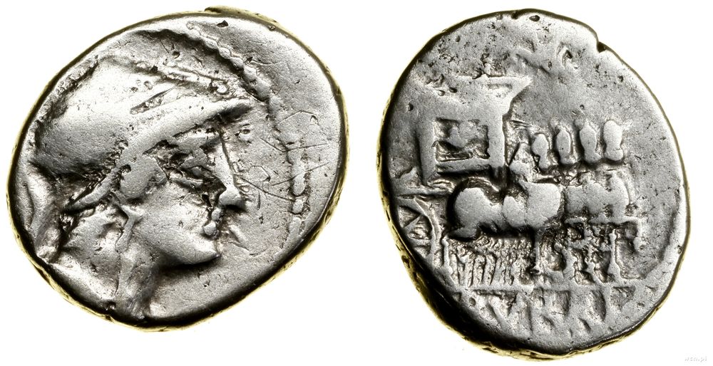 Republika Rzymska, denar, (87 pne)