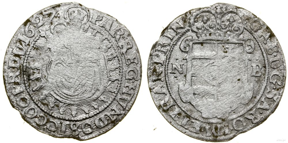 Siedmiogród, szeroki grosz, 1627 NB