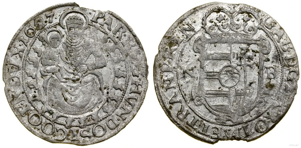 Siedmiogród, szeroki grosz, 1627 NB