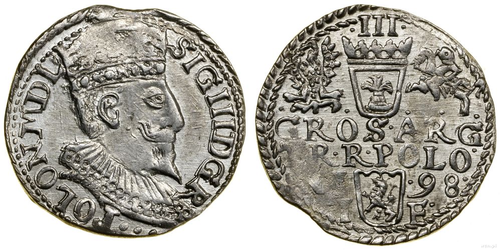 Polska, trojak, 1598