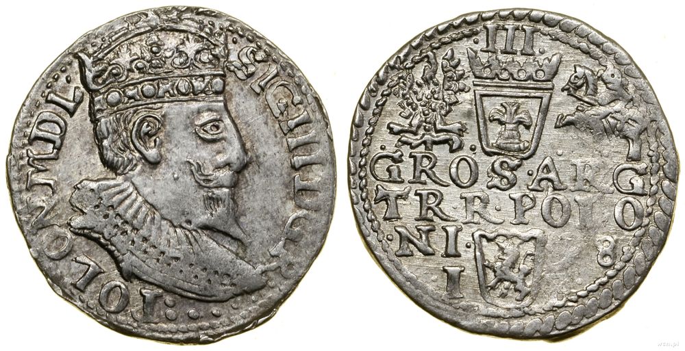 Polska, trojak, 1598