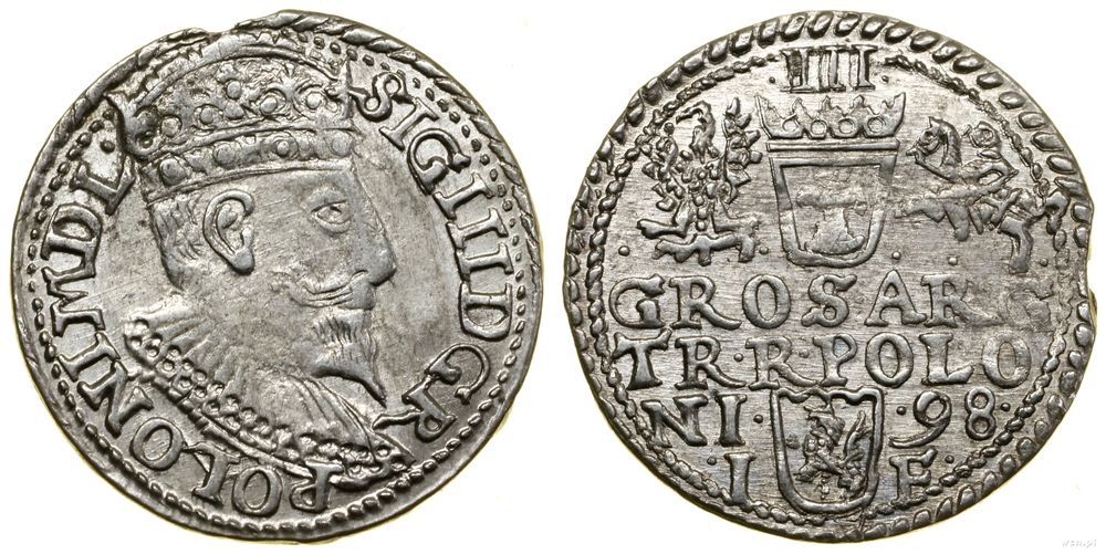 Polska, trojak, 1598