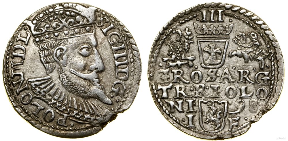 Polska, trojak, 1598