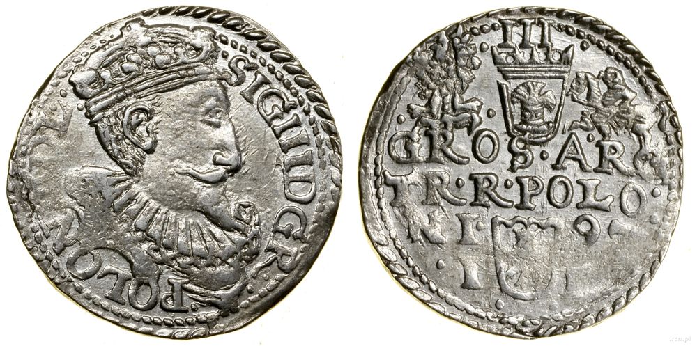 Polska, trojak, 1597