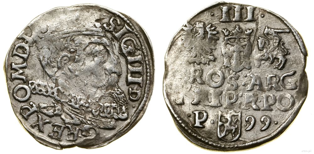 Polska, trojak, 1599