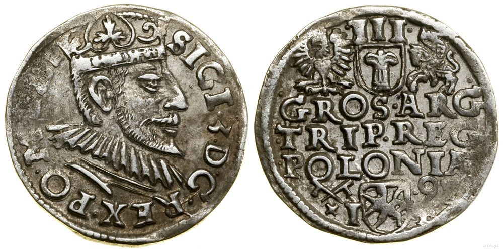 Polska, trojak, 1592