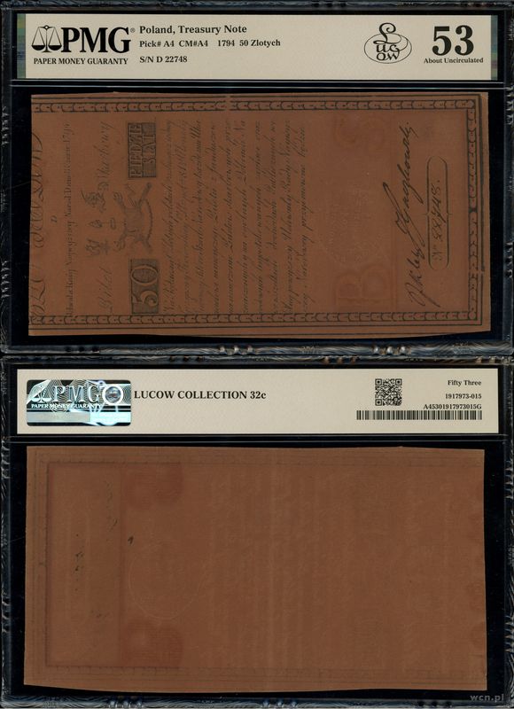 Polska, 50 złotych polskich, 8.06.1794