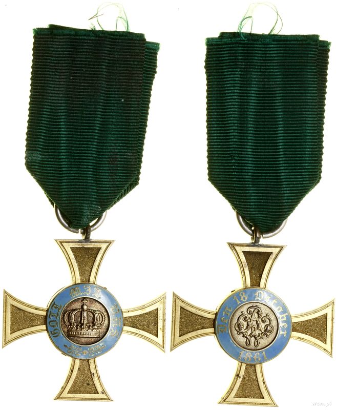 Niemcy, Order Królewski Korony (Königlicher Kronenorder) IV klasy, 1863–1868