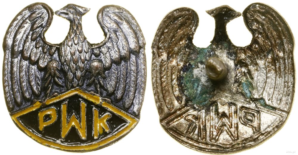 Polska, zestaw: 2 odznaki i miniatura odznaczenia