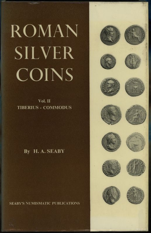 wydawnictwa zagraniczne, Seaby H. A. – Roman Silver Coins: volume II (Tiberius to Commodus), London..