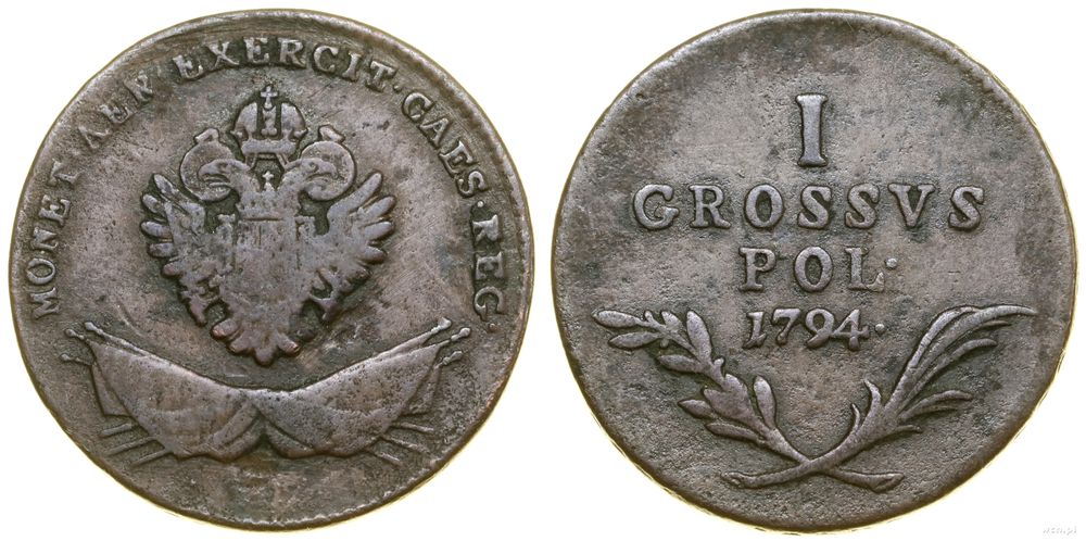 Polska, 1 grosz, 1794