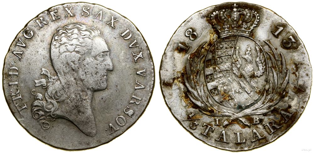 Polska, dwuzłotówka (1/3 talara), 1813 IB