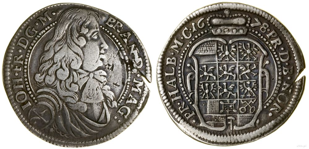 Niemcy, 1/6 talara, 1678
