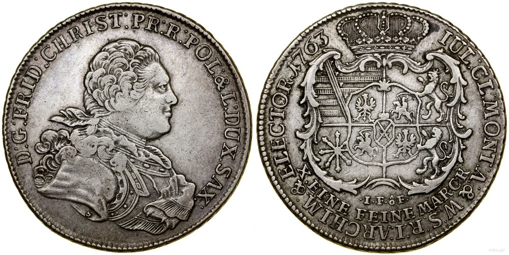 Polska, talar, 1763 IFôF