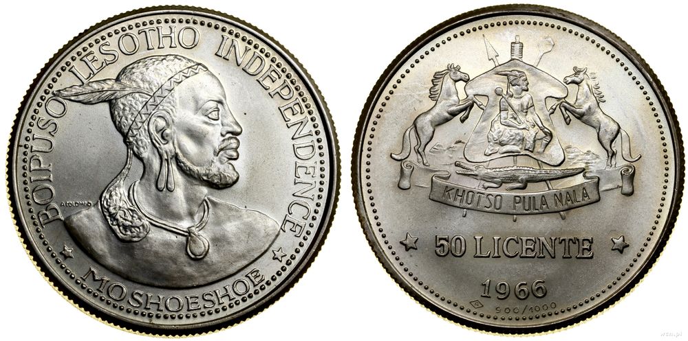 Lesoto, 50 licente, 1966