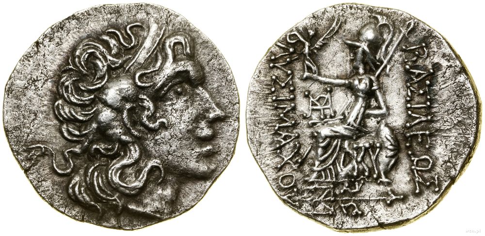 Grecja i posthellenistyczne, tetradrachma w typie  monet z imieniem Lizymacha, (ok. 90–80 pne)