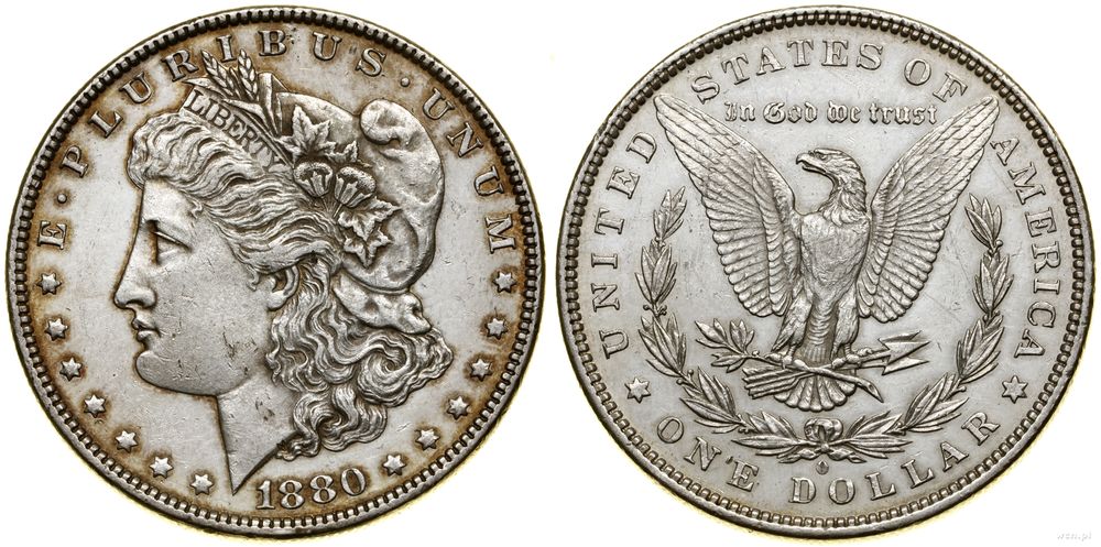 Stany Zjednoczone Ameryki (USA), 1 dolar, 1880 O