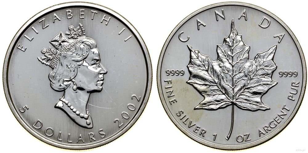 Kanada, 5 dolarów, 2002