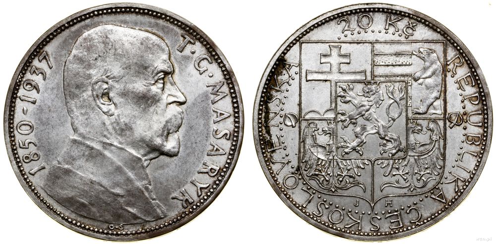 Czechosłowacja, 20 koron, bez daty (1937)