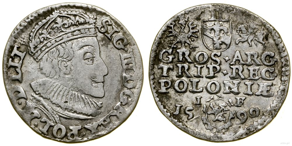 Polska, trojak, 1590