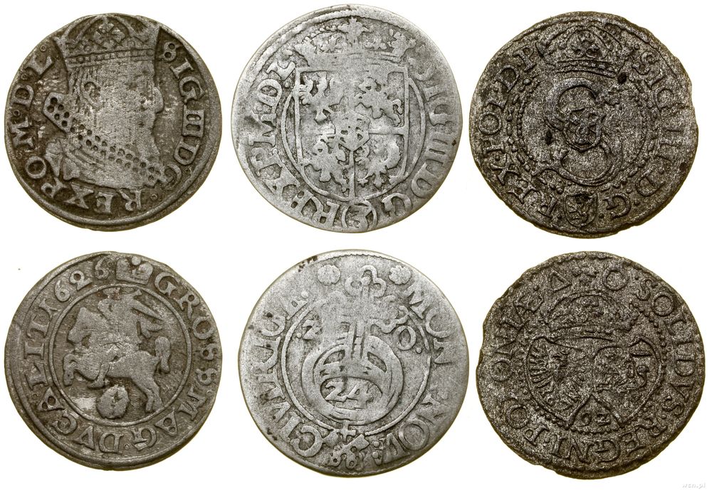 Polska, zestaw 3 monet