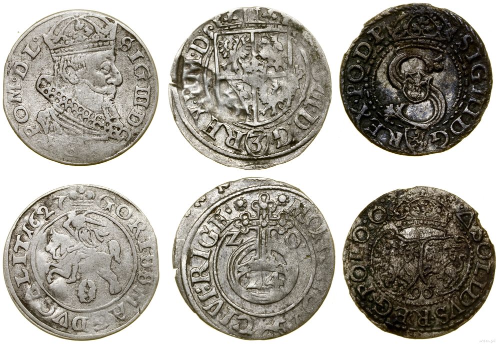 Polska, zestaw 3 monet