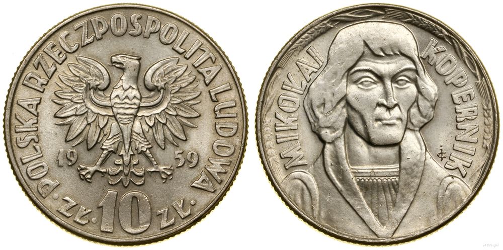 Polska, 10 złotych, 1959