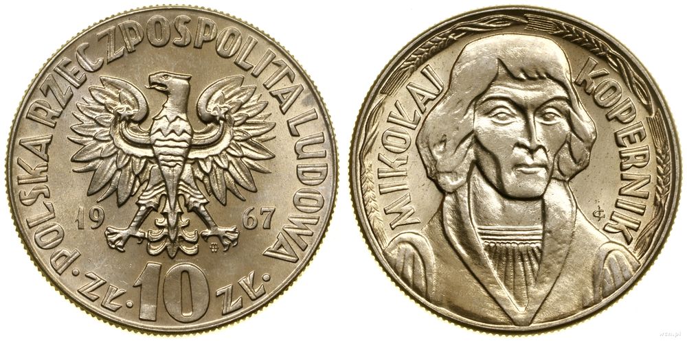 Polska, 10 złotych, 1967