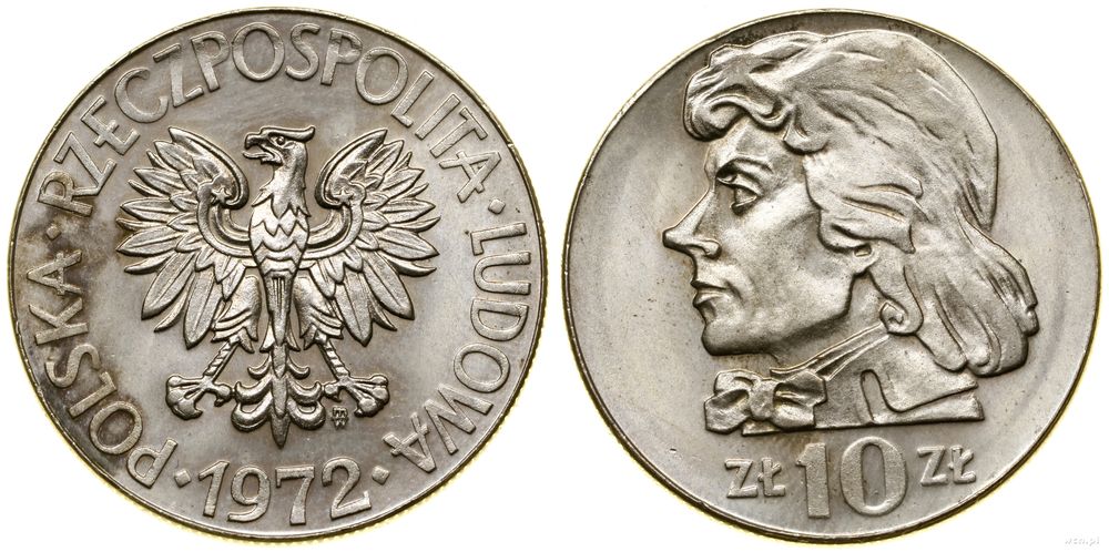 Polska, 10 złotych, 1972