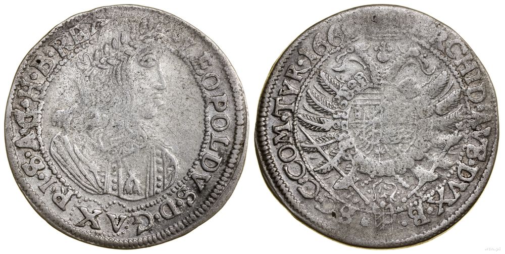 Austria, 15 krajcarów, 1660
