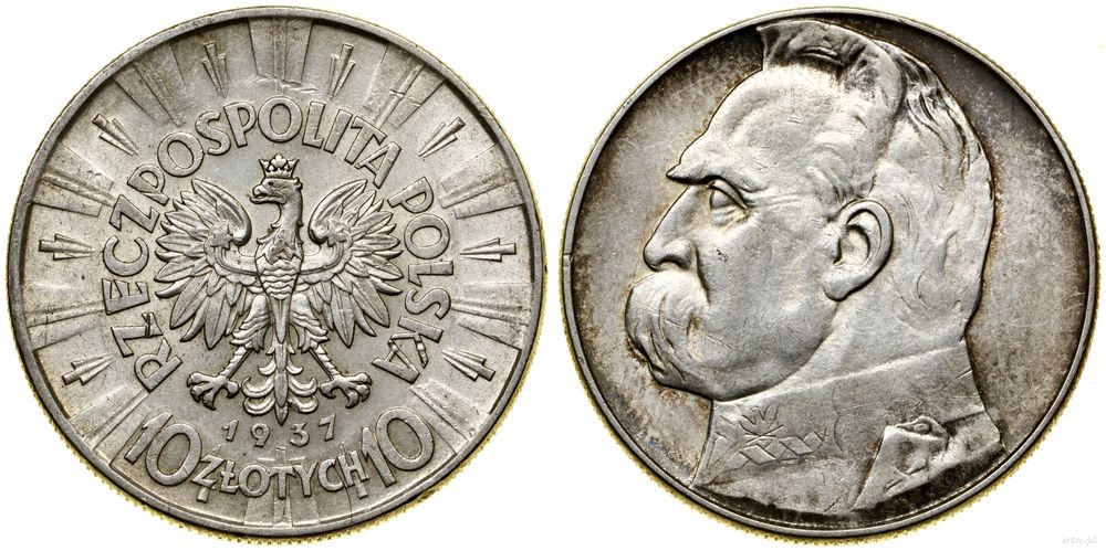 Polska, 10 złotych, 1937