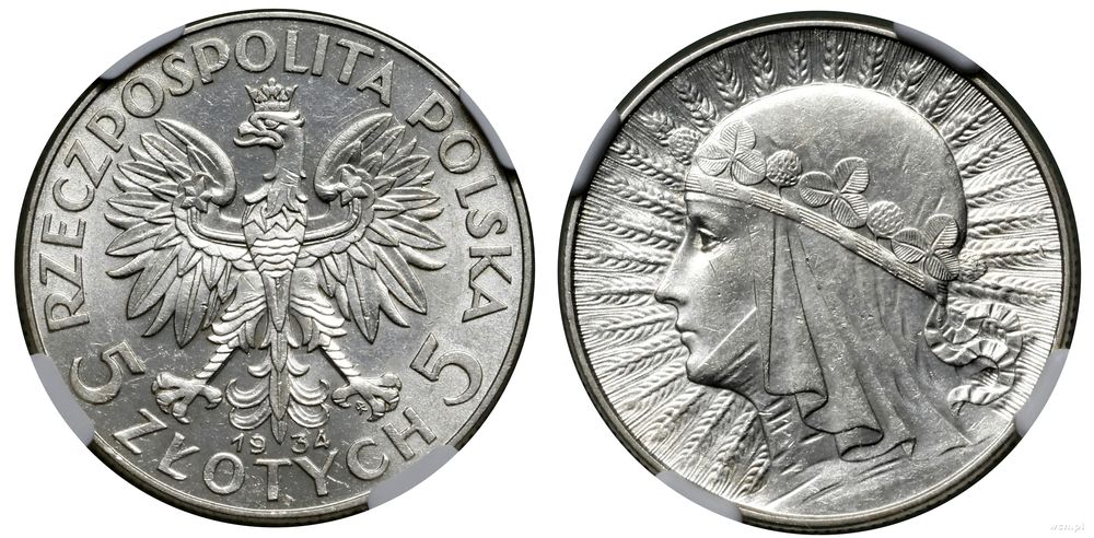 Polska, 5 złotych, 1934