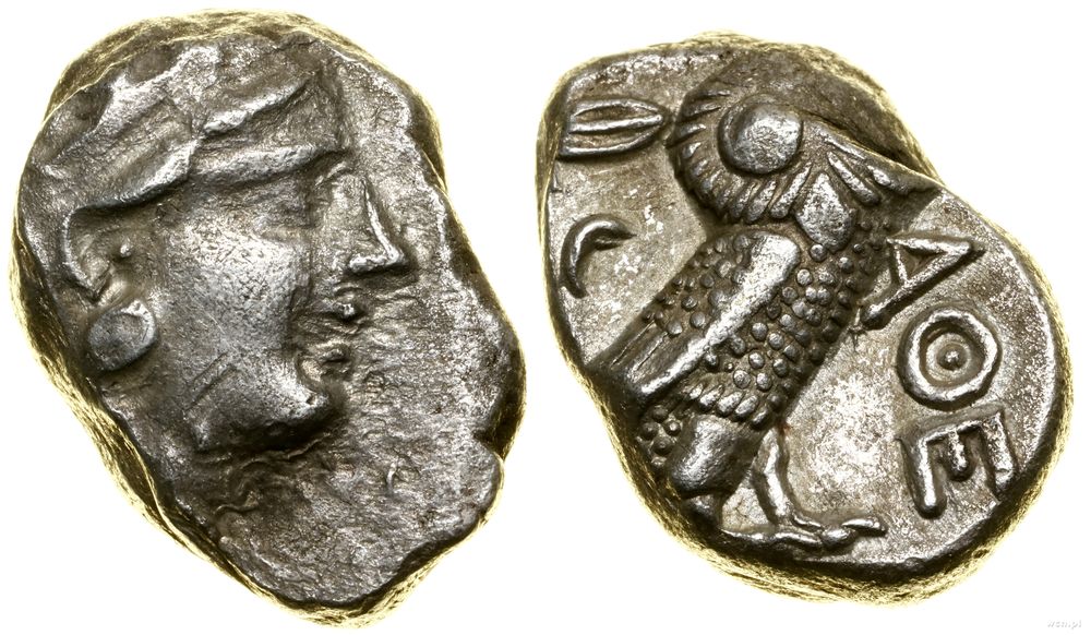 Grecja i posthellenistyczne, tetradrachma, (ok. 454–404 pne)