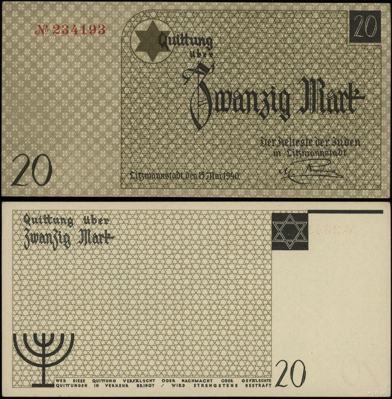 Polska, 20 marek, 15.05.1940