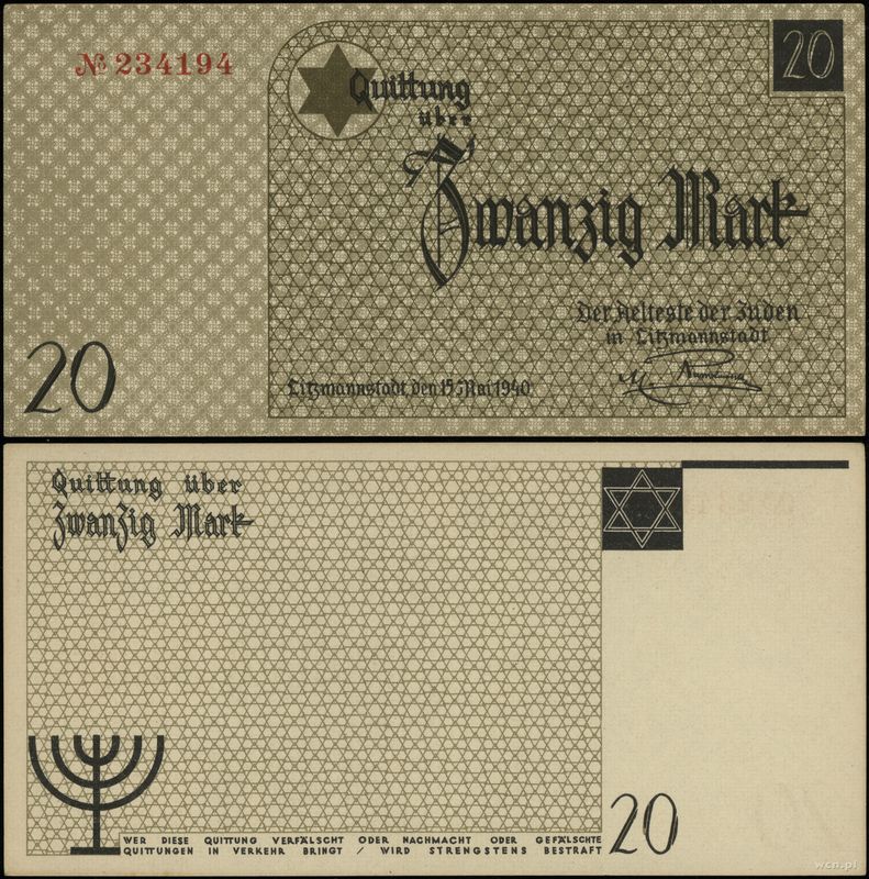 Polska, 20 marek, 15.05.1940