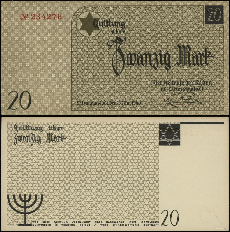 Polska, 20 marek, 15.05.1940