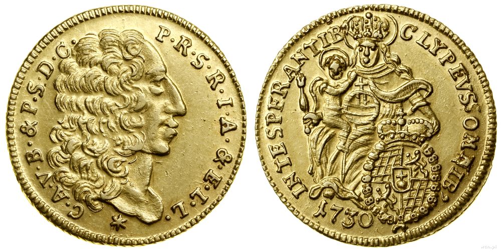 Niemcy, 1/2 karolina, 1730