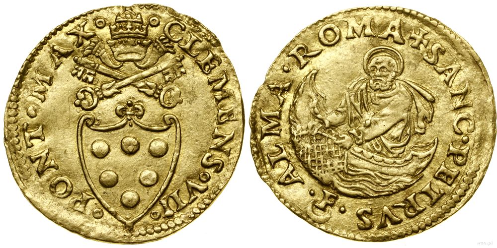 Watykan (Państwo Kościelne), fiorino di camera, bez daty